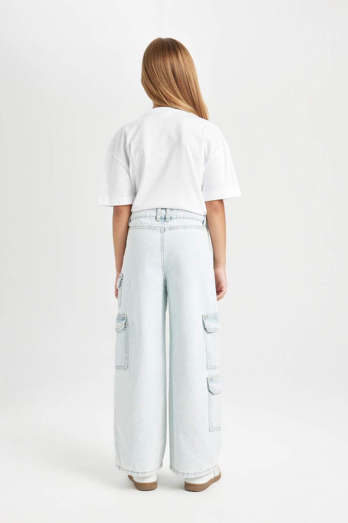 لباس مجلسی دخترانه آبی دفکتوDefacto | 3157175 اورجینال - تصویر 6