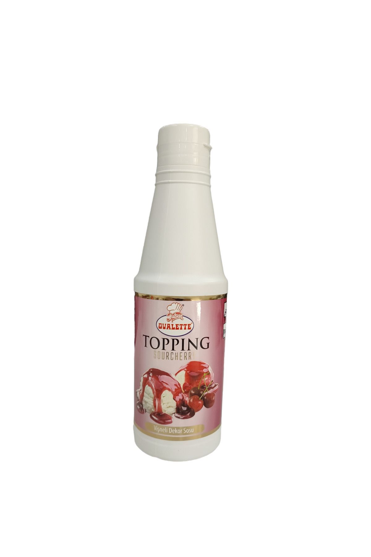 ovalette TOPPİNG DEKOR SOSU VİŞNE 1 KG APSAL