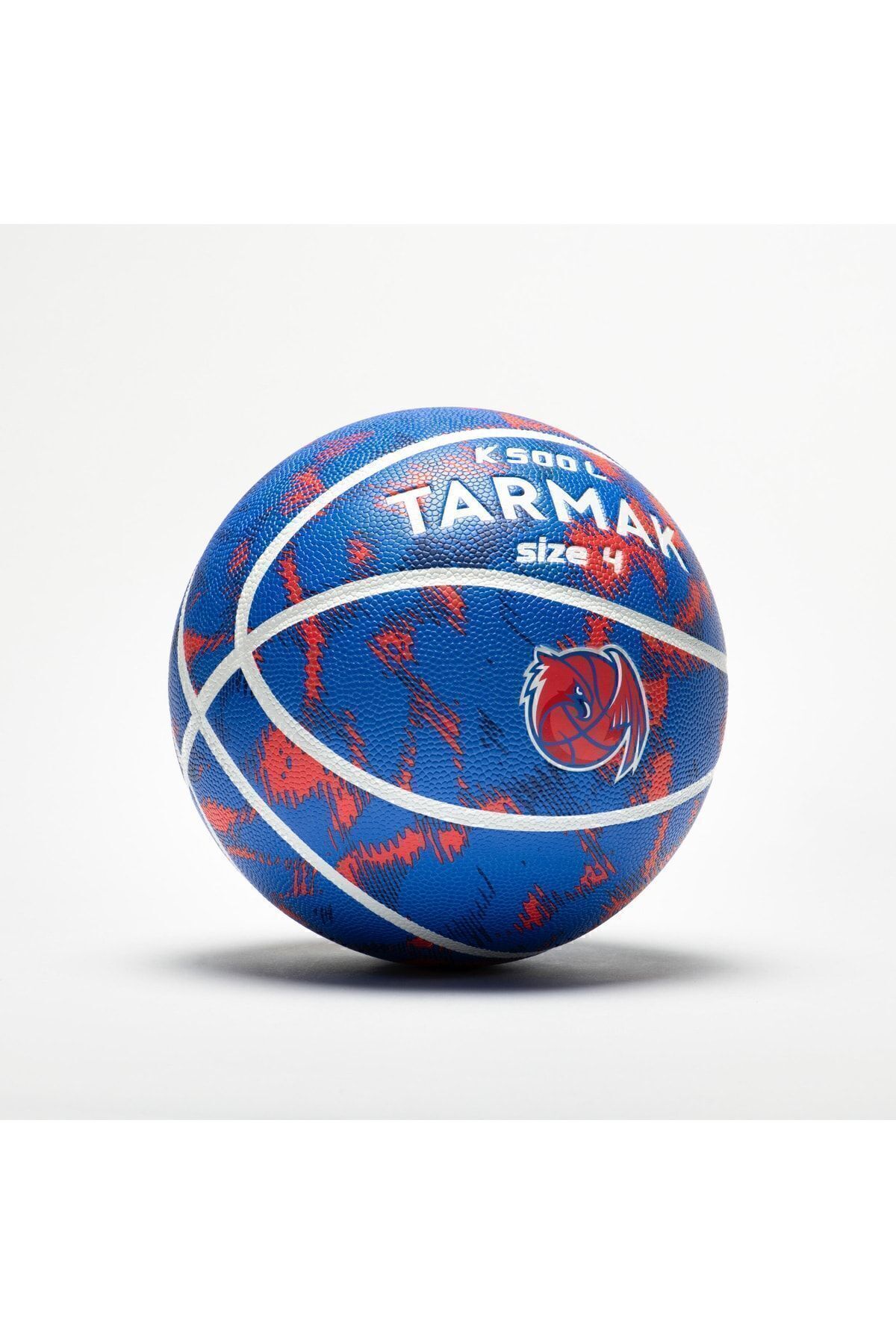 توپ بسکتبال TARMAK شماره 4 قرمز آبی Decathlon