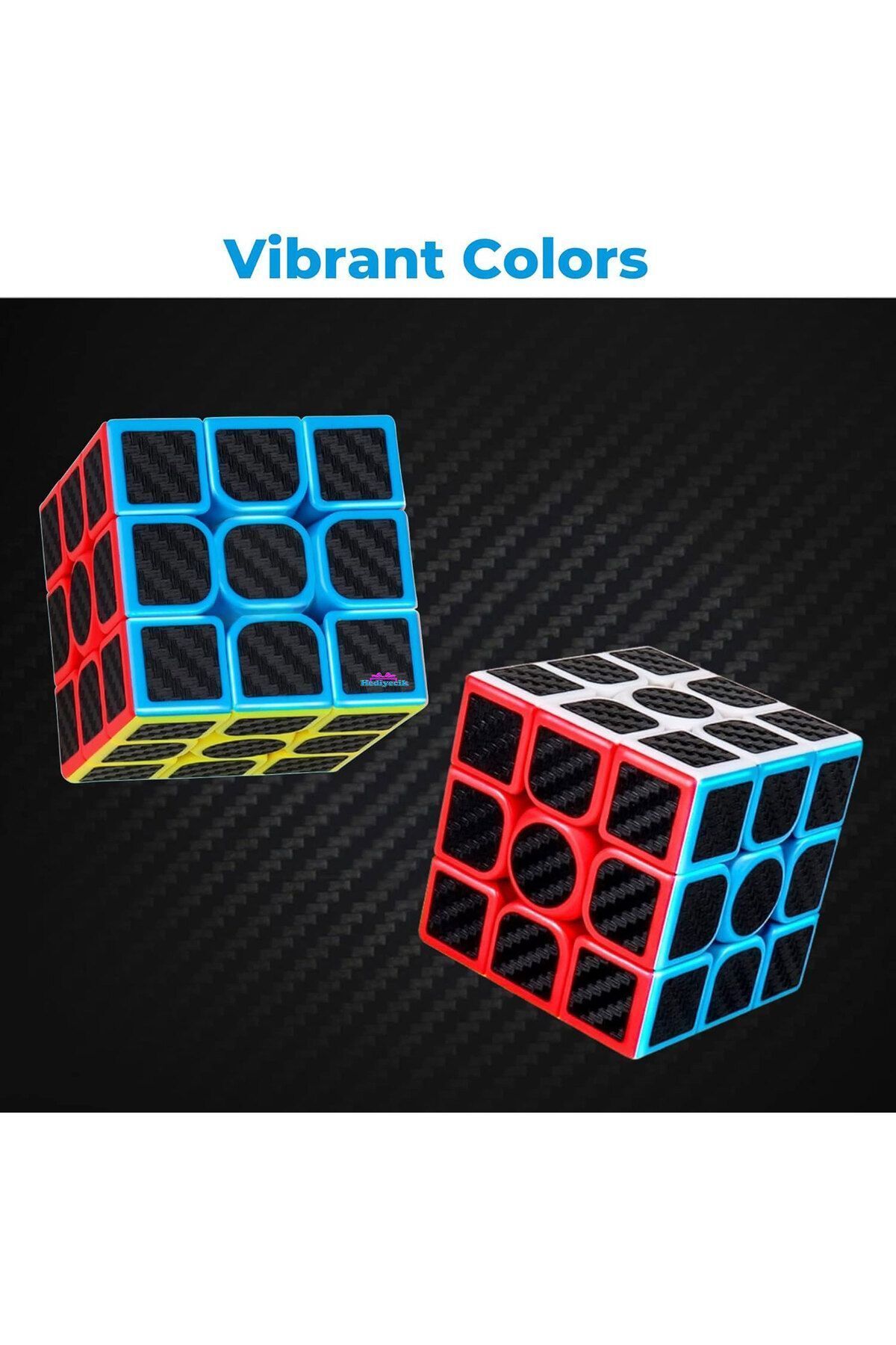 hediyecik-Moyu Meilong 3X3 Carbon Fiber Intelligence Cube Intelligence Cube Cube Speed Cube 6