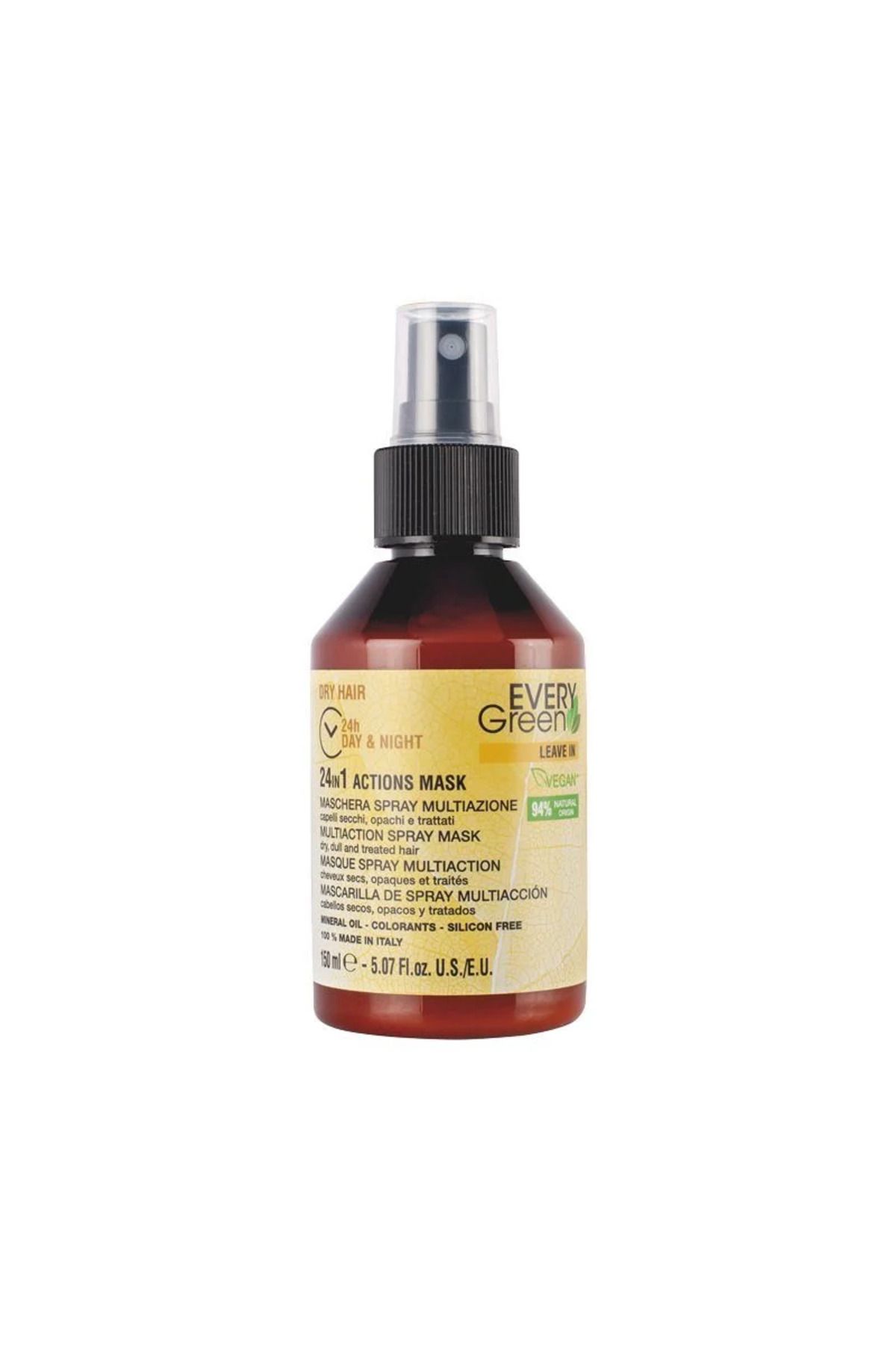 EveryGreen EV Dry Hair Kuru Saçlar İçin Besleyici 24in1 Sprey Maske 150 ml — 8000836523492