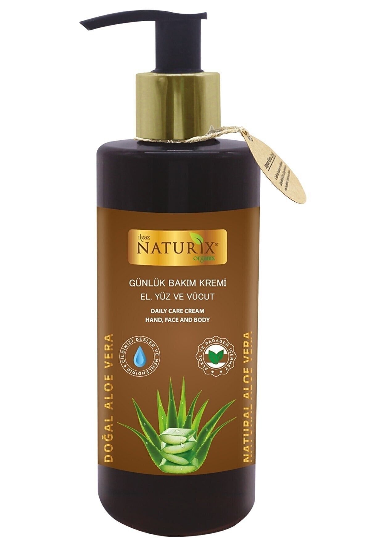 Ilgaz Naturix Organix-Ocean Breeze Shower Gel (400ml) & Aloe Vera Moisturizer (250ml) - Skin Care 3