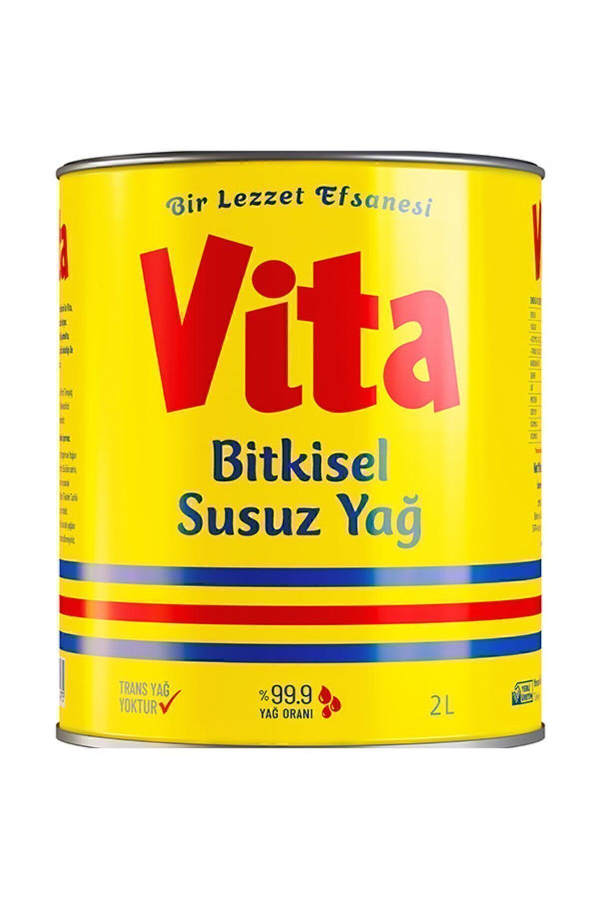 vita Bitkisel Susuz Yağ 2 Lt