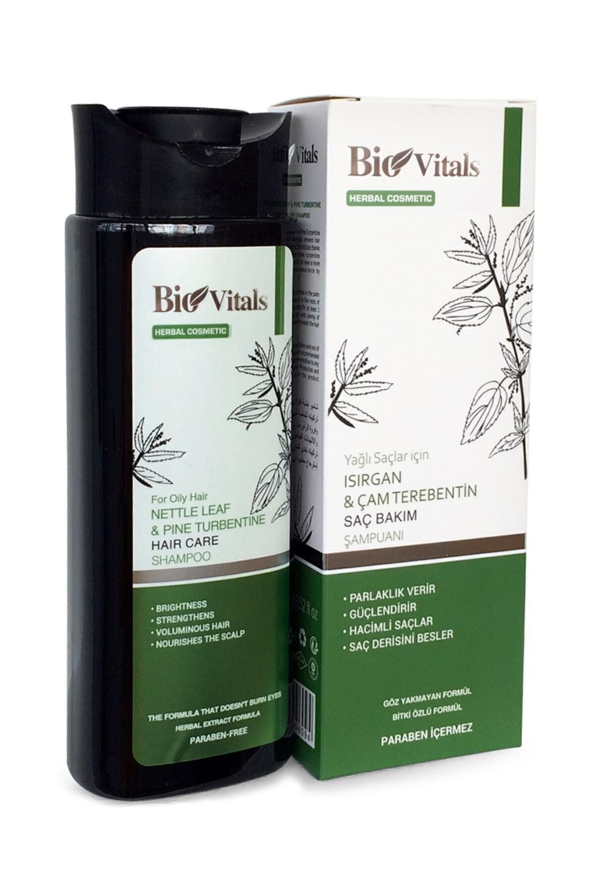 Bio Vitals-330 ml Nettle and Pine Turpentine Extract Shampoo 1