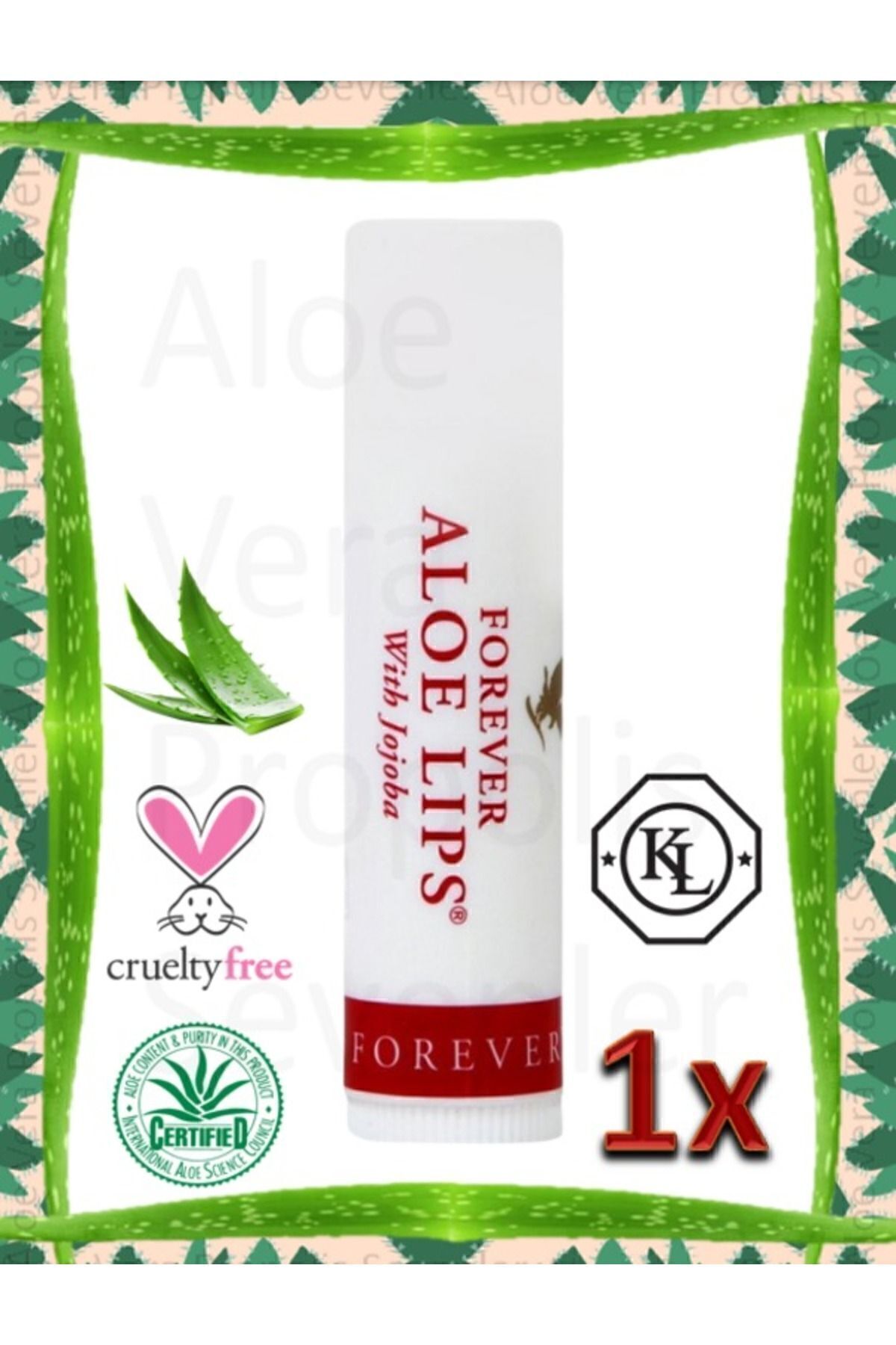 کرم محافظ و مرطوب کننده لب Foreve Aloe Lips-1 Piece با کد 022 Forever Living