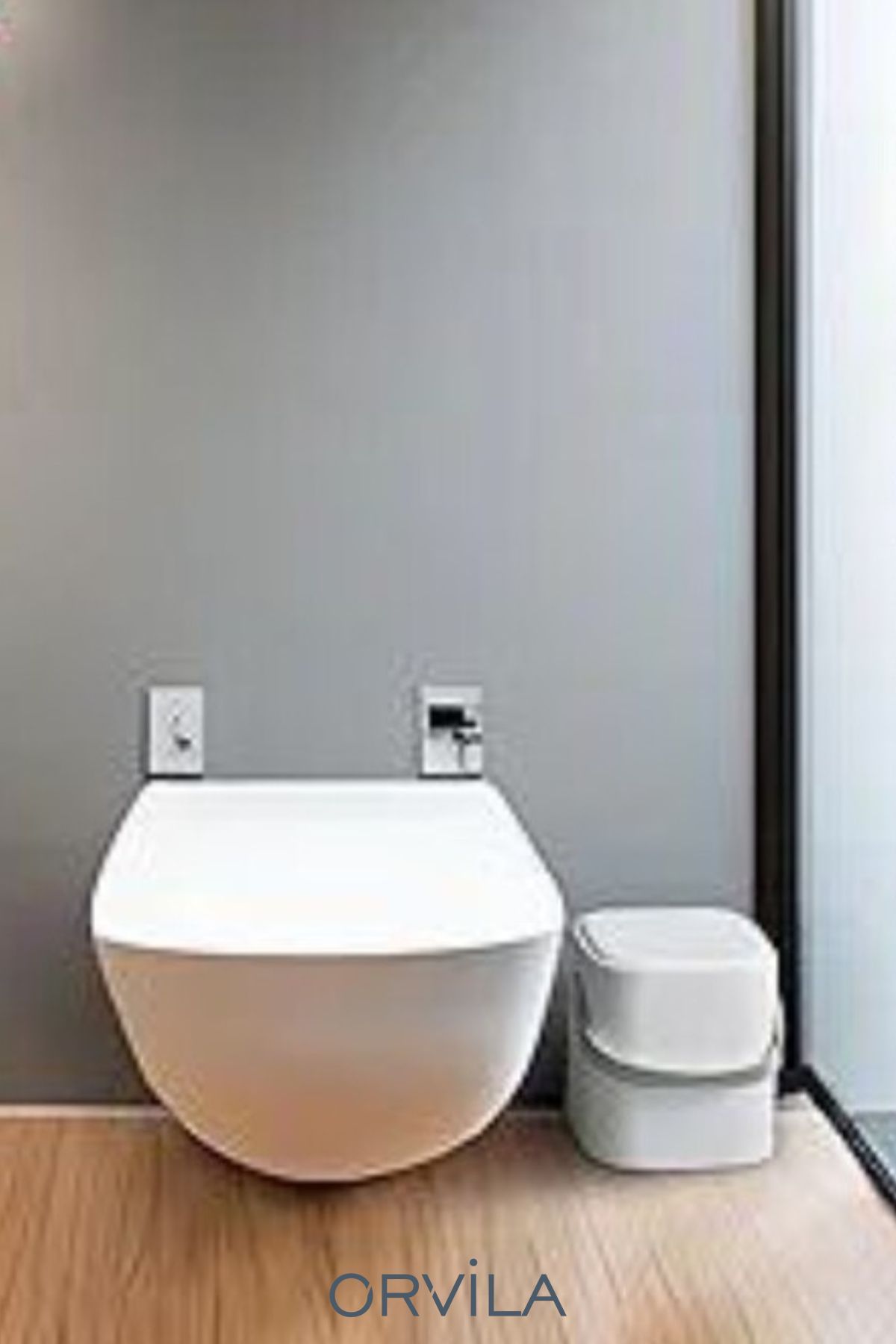 Orvila-4 Lt Capacity - Kitchen Trash Can with Handle and Inner Bucket, Countertop with Automatic Click Lid 3