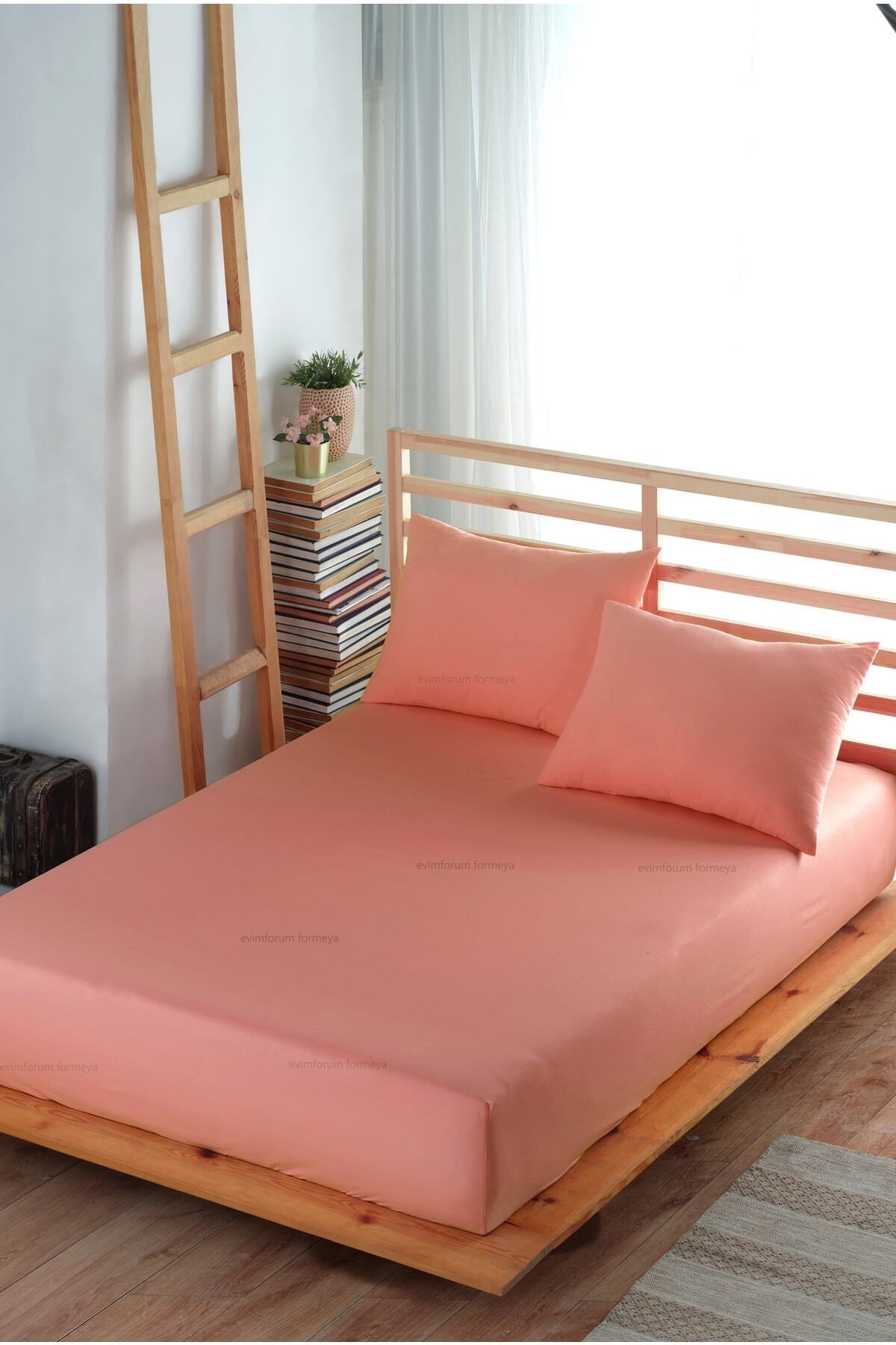 Formeya-Adelya Powder Elastic Sheet Set Single and Double - (WITH PILLOW CASE) 3