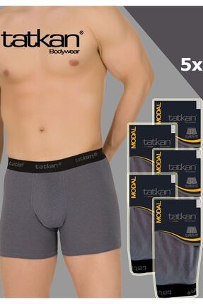 TATKAN BODYWEAR Tatkan 5'li Erkek Penye Modal Boxershort