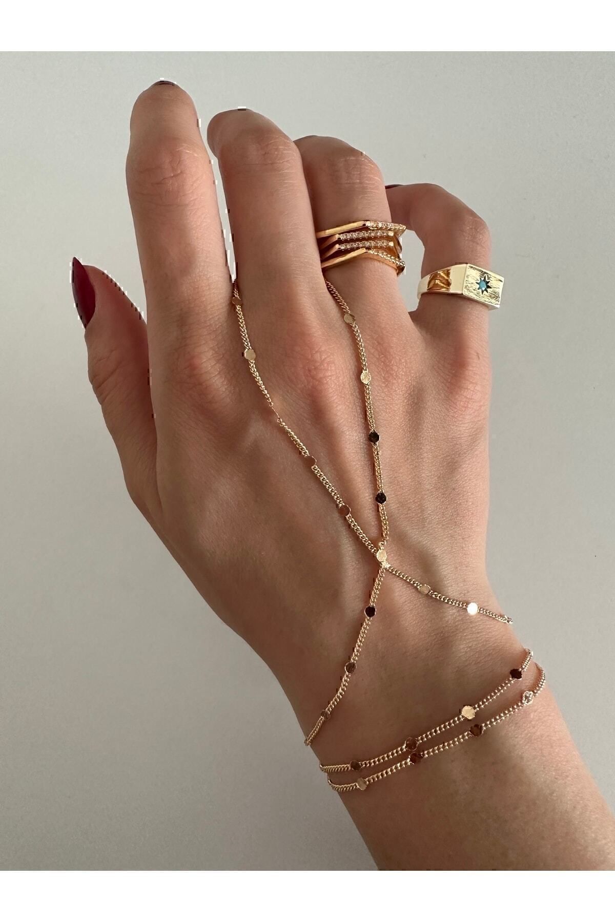 ringbox  Gold Pullu Ince Zincir Şahmeran - Görsel 3