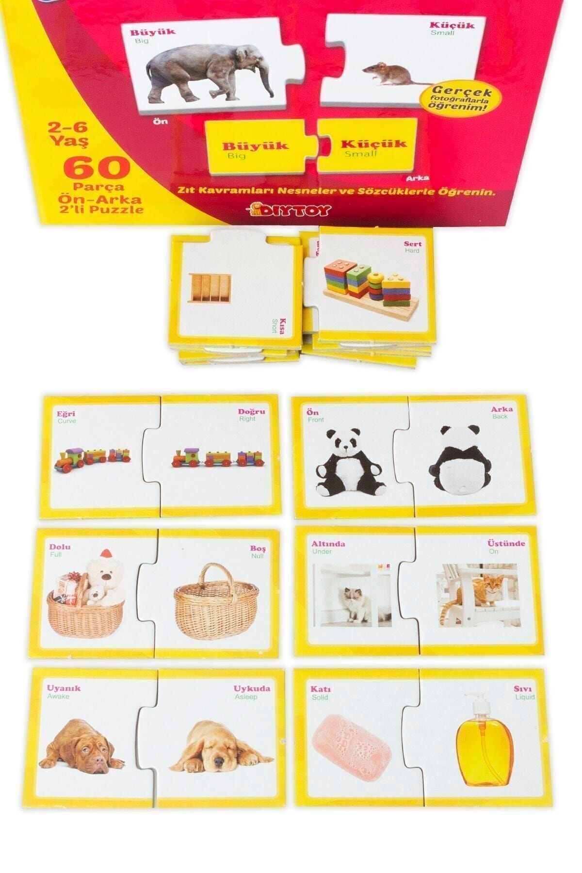 bebeğimin-Fun Puzzles Opposite Concepts Puzzle Jigsaw 3