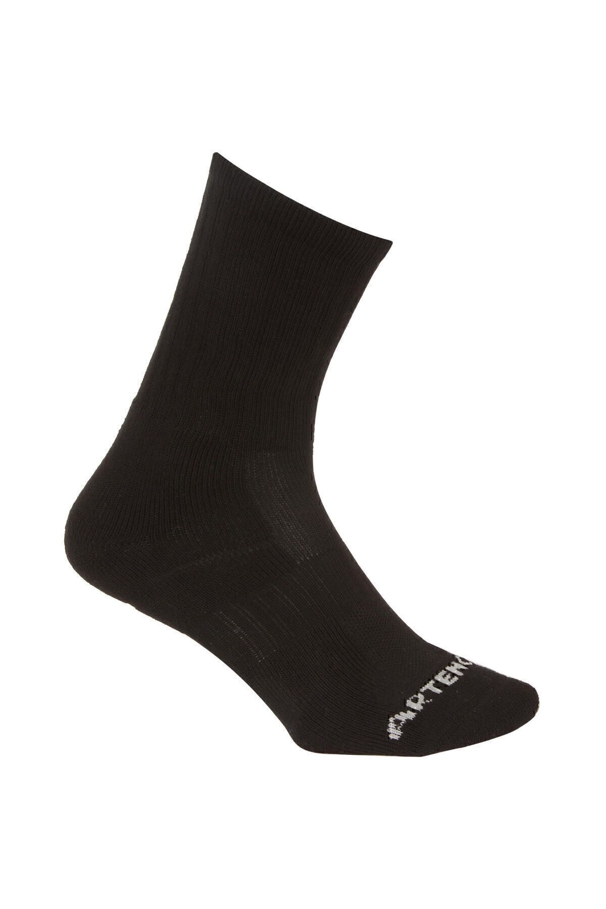 Uzun Boy Konçlu Tenis Çorabı - 3lü Paket - Siyah - Rs 500