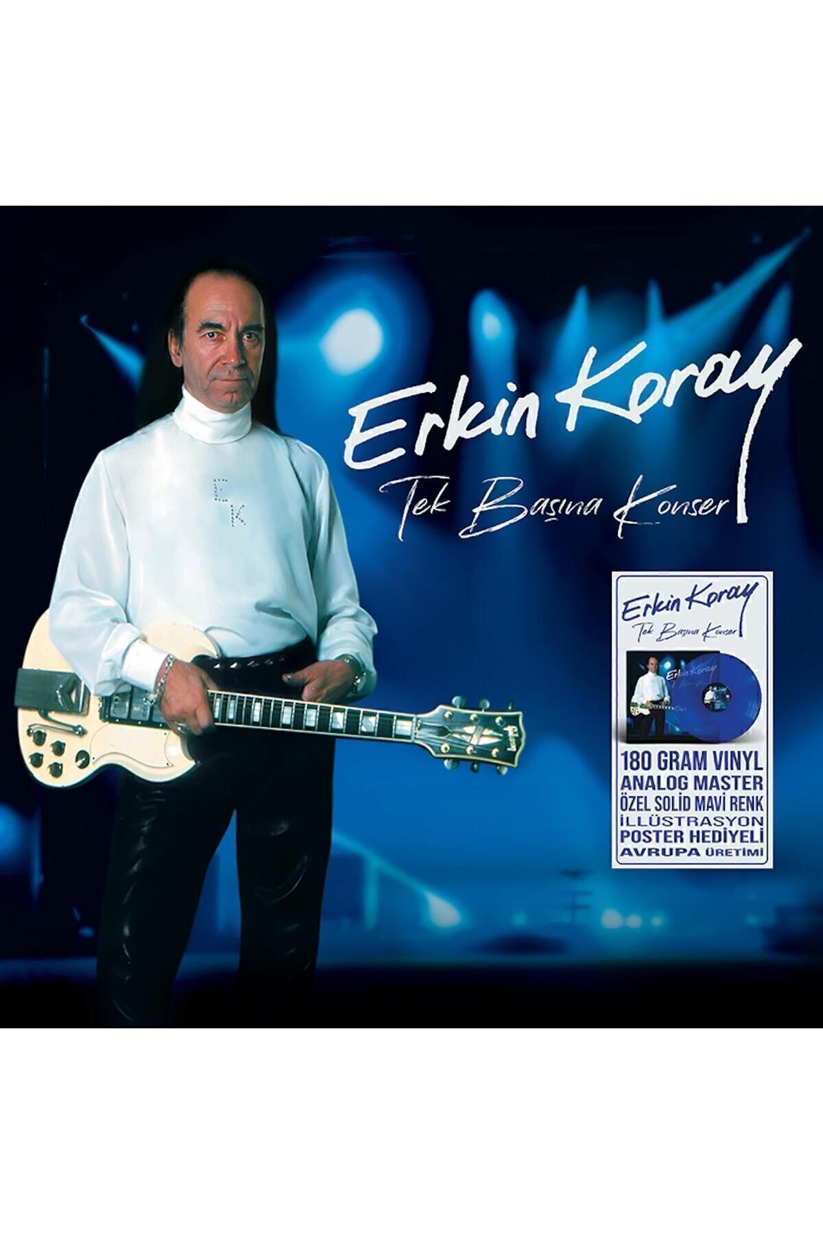 Genel Markalar Erkin Koray - Tek Başına Konser (Renkli Plak)