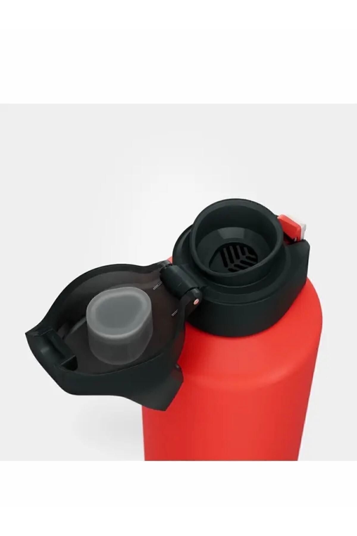 قمقمه ورزشی قرمز اردوگاه آلومینیومی ماتارا 1 LT RED MH500 Decathlon