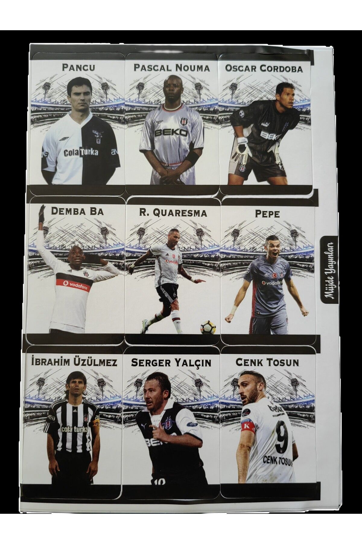 Poster ve çıkartma hediyeli futbolun yıldızları serisi - Ricardo Quaresma spor futbol kitap 3