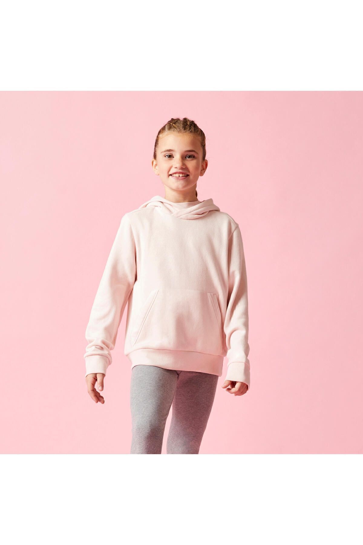 سویشرت پسرانه صورتی Decathlon | 333456 اورجینال - تصویر 4