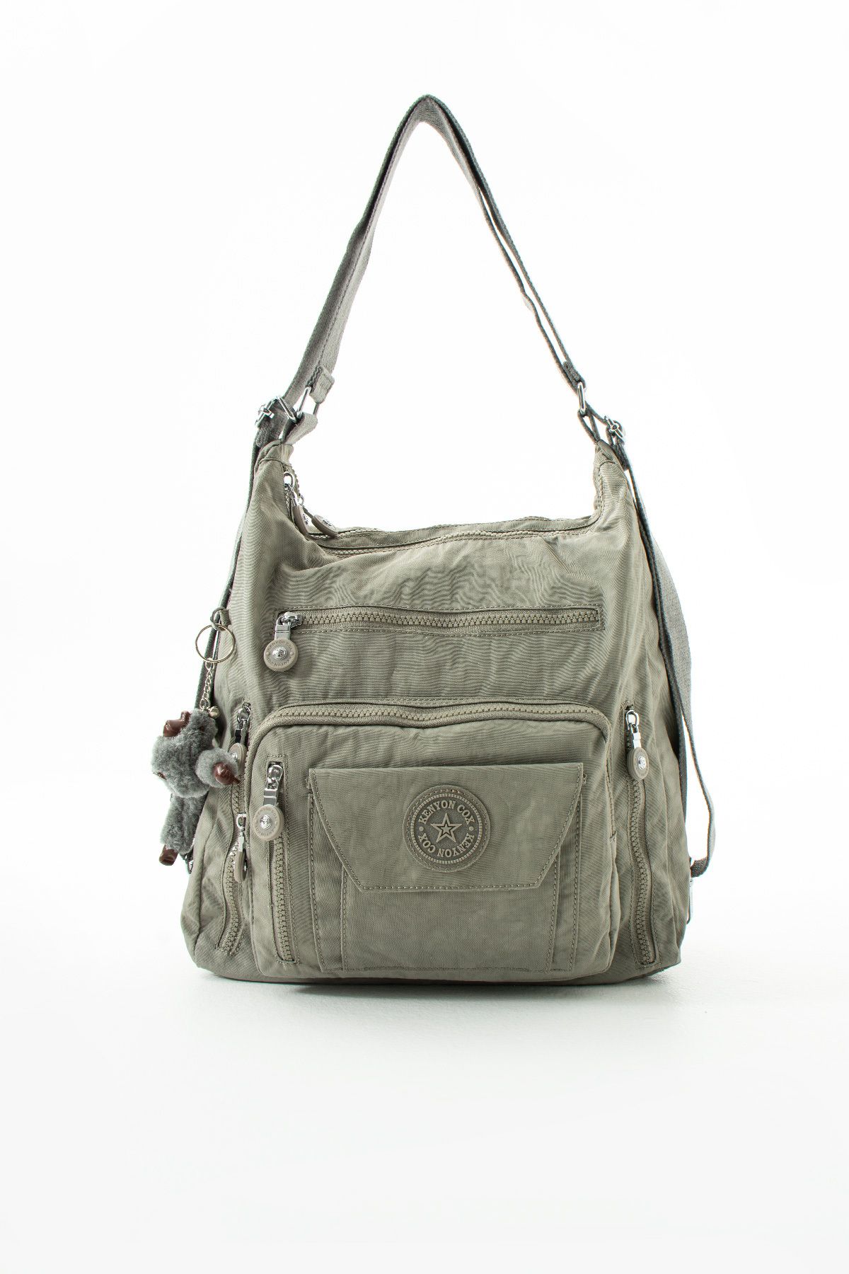 کوله پشتی زنانه خاکستری Çanta Trend | B-219-1 اورجینال - تصویر 8