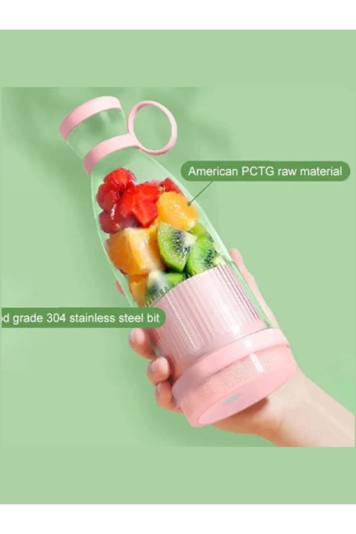 LUMMUS Taşınabilir 420 ml Blender, Smoothie Blender, Şarjlı Mini Blender
