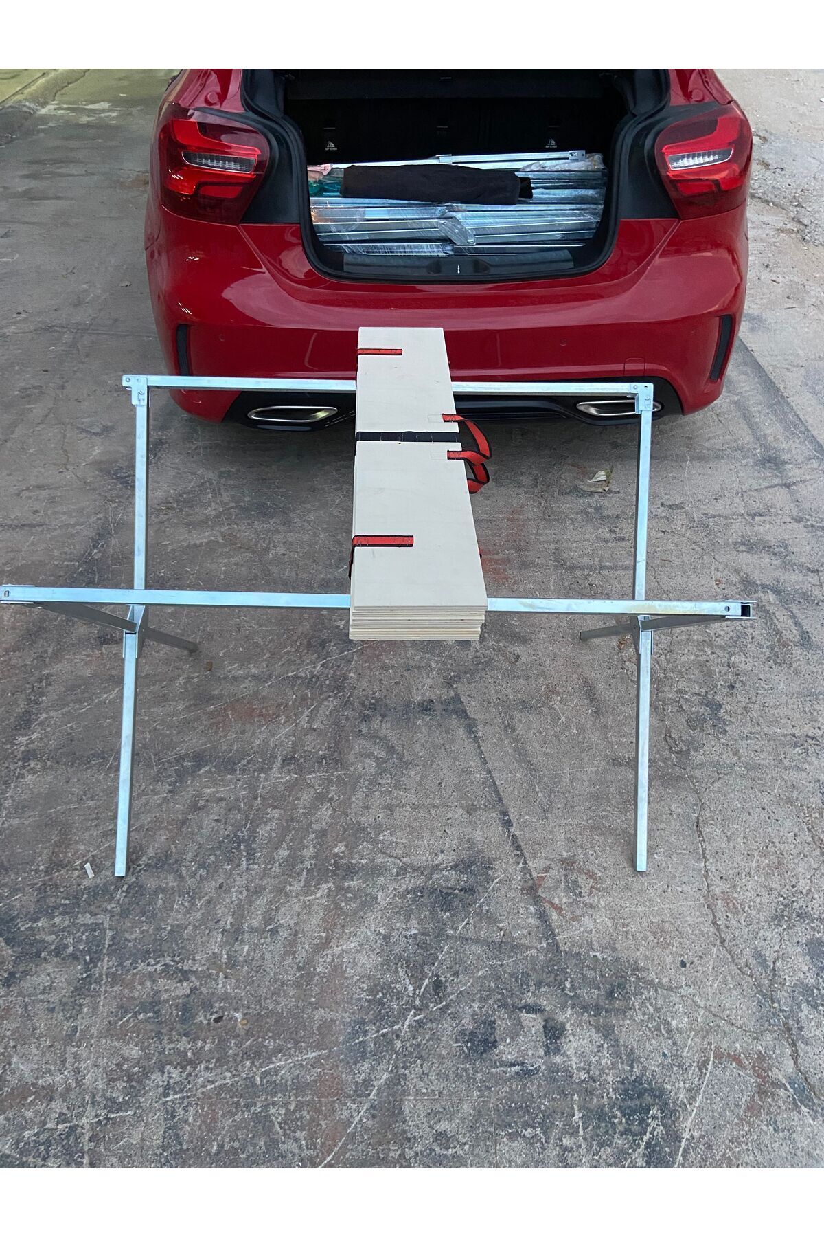 Aslan-1St Class Kavaktan 1 Meter Picnic Table and Marketer Bench Set 6