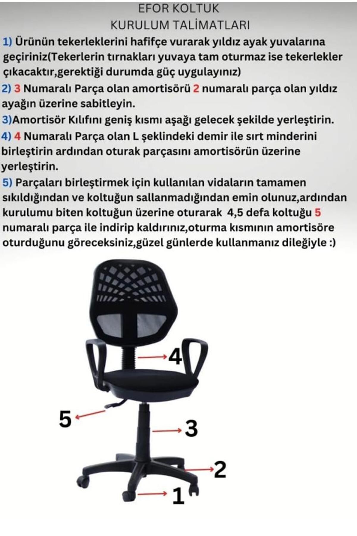 Ars Grup Fileli Sekreter Koltuğu Öğrenci Çalışma Kolruğu Çalışma Masası Koltuğu Ders Sandalyesi