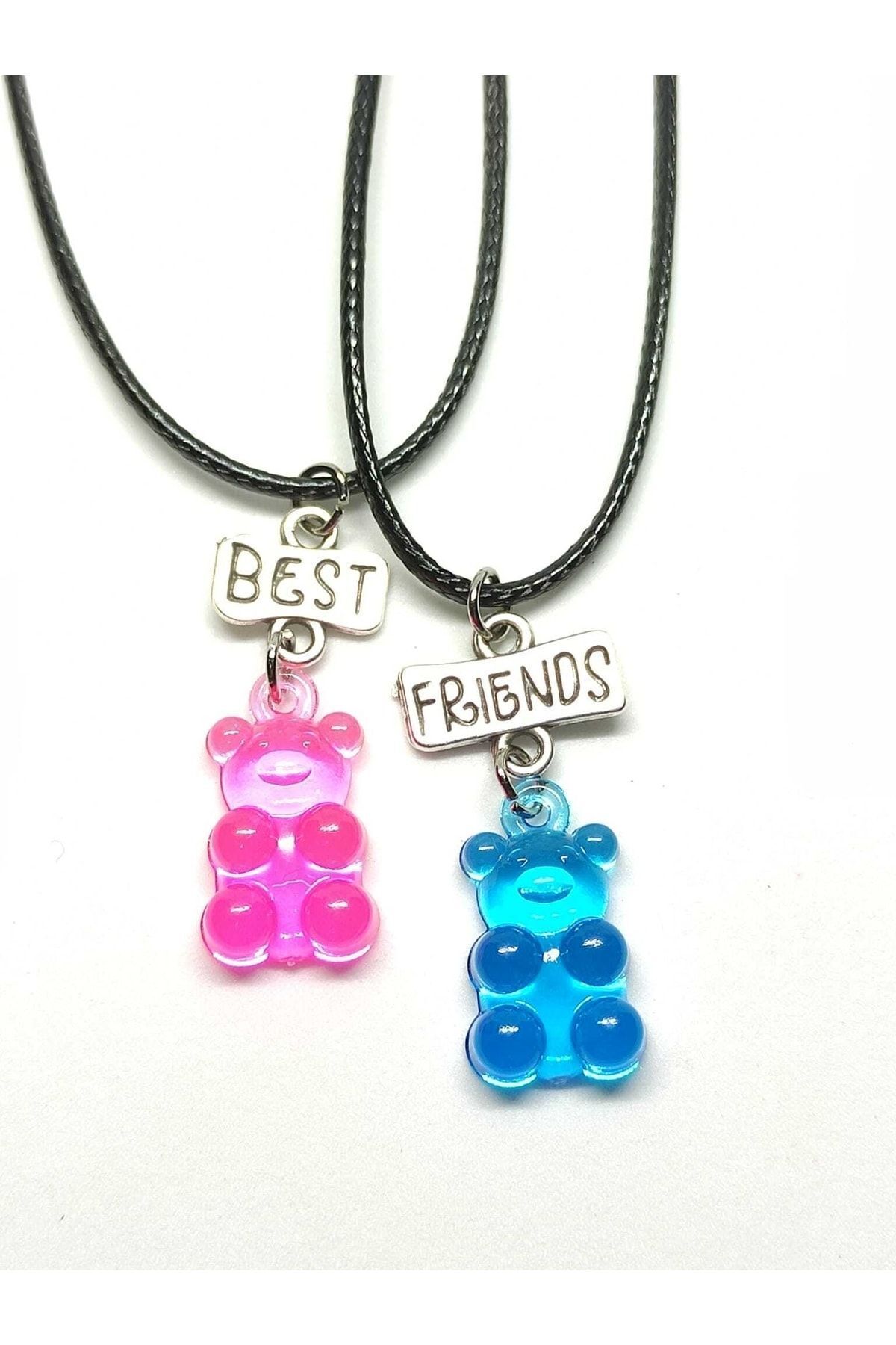 TUNA TAKI AKSESUAR Jelibon Ay c klar Arkada l k Bff Best Friends Kolyesi Model 29. Cocuk Genc Kolye
