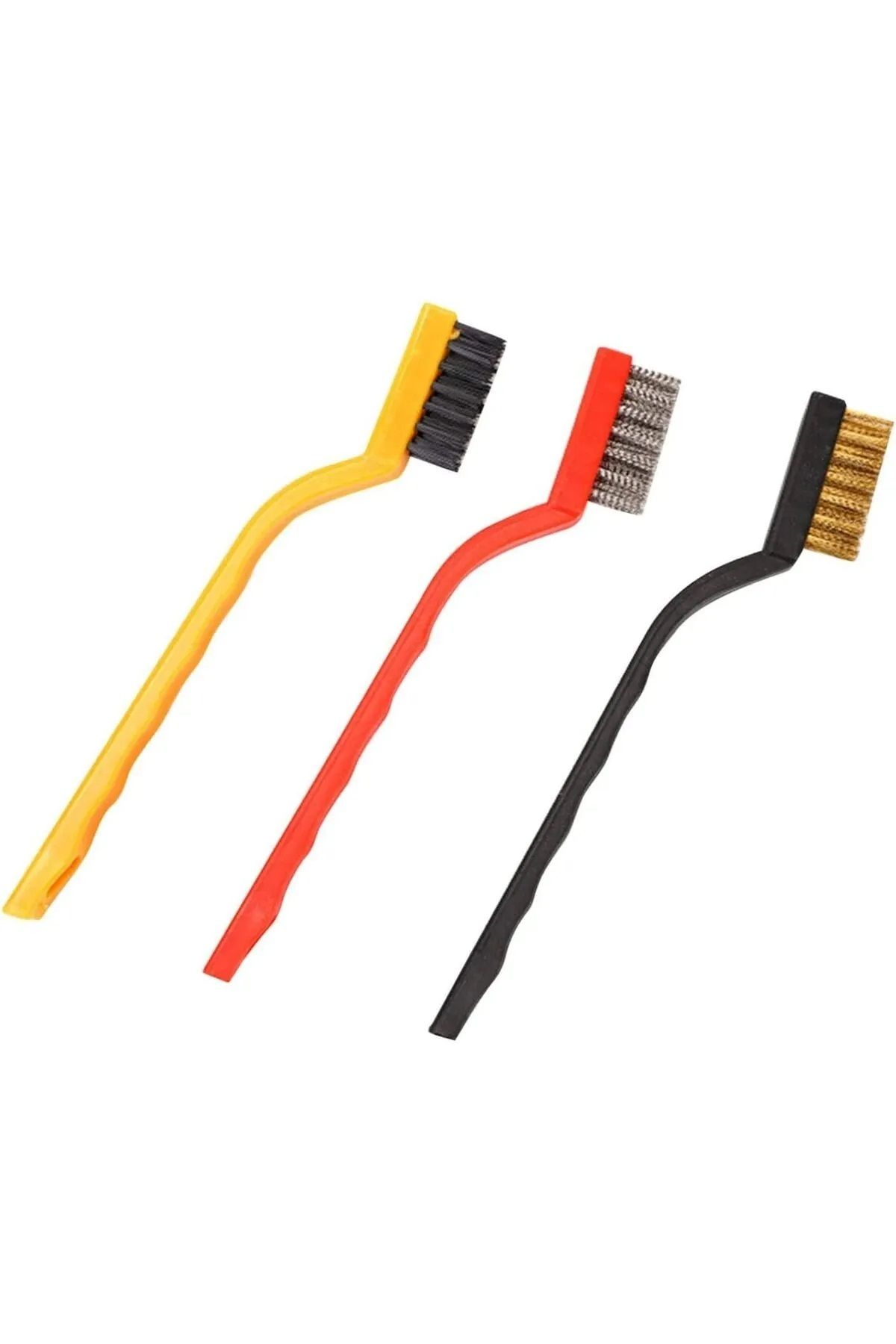 NesShine 3 Pieces Hard Tip Brush - Cooker, Oven, Grill and Airfryer Cleaning Set