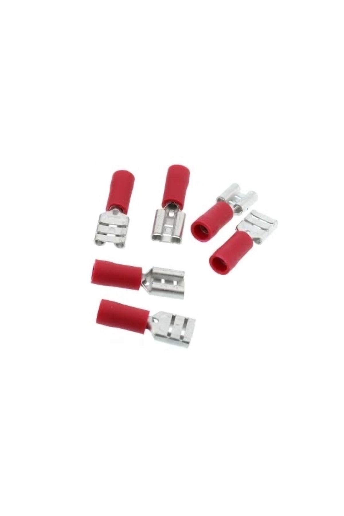 maasco 6.3 Mm Dişi Faston Tip Kablo Ucu Pabuç (0,5-1,5 Mm2 Kabloya Göre) 20 Adet