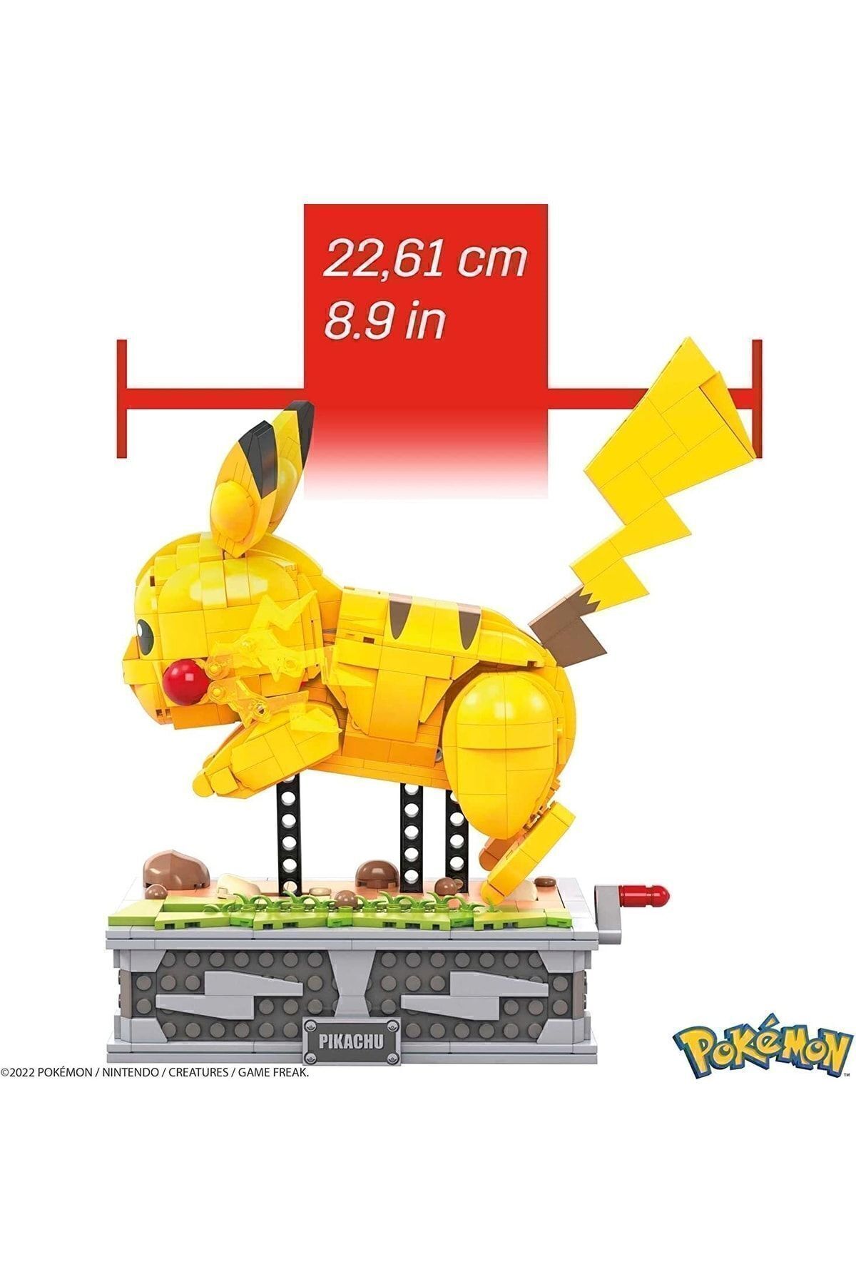Mega Construx-Pokemon Pikachu Big Moving Block Making 6