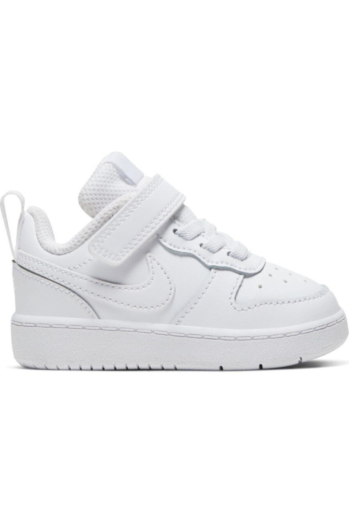 کفش یونیسکس بیبی سفید Bq5453-100 Court Borough Low Sports Nike