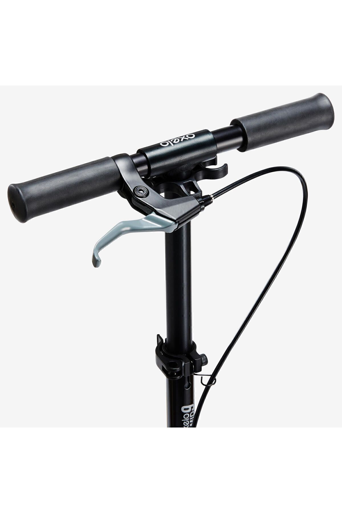 اسکوتر مشکی دخترانه و پسرانه بچگانه بچه های Oxelo سیاه سن 9 14 اواسط Decathlon
