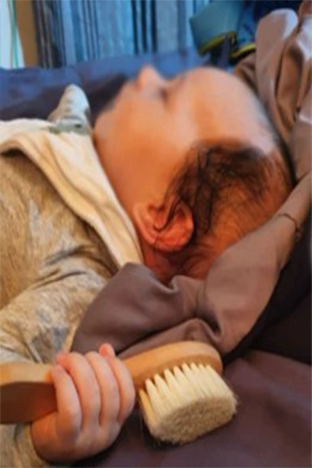G&m Bebek Bakımı Saf Keçi Kılı Çocuk Ve Bebek Için Saç Fırçası Yenidoğan Saç Fırçası Bebek