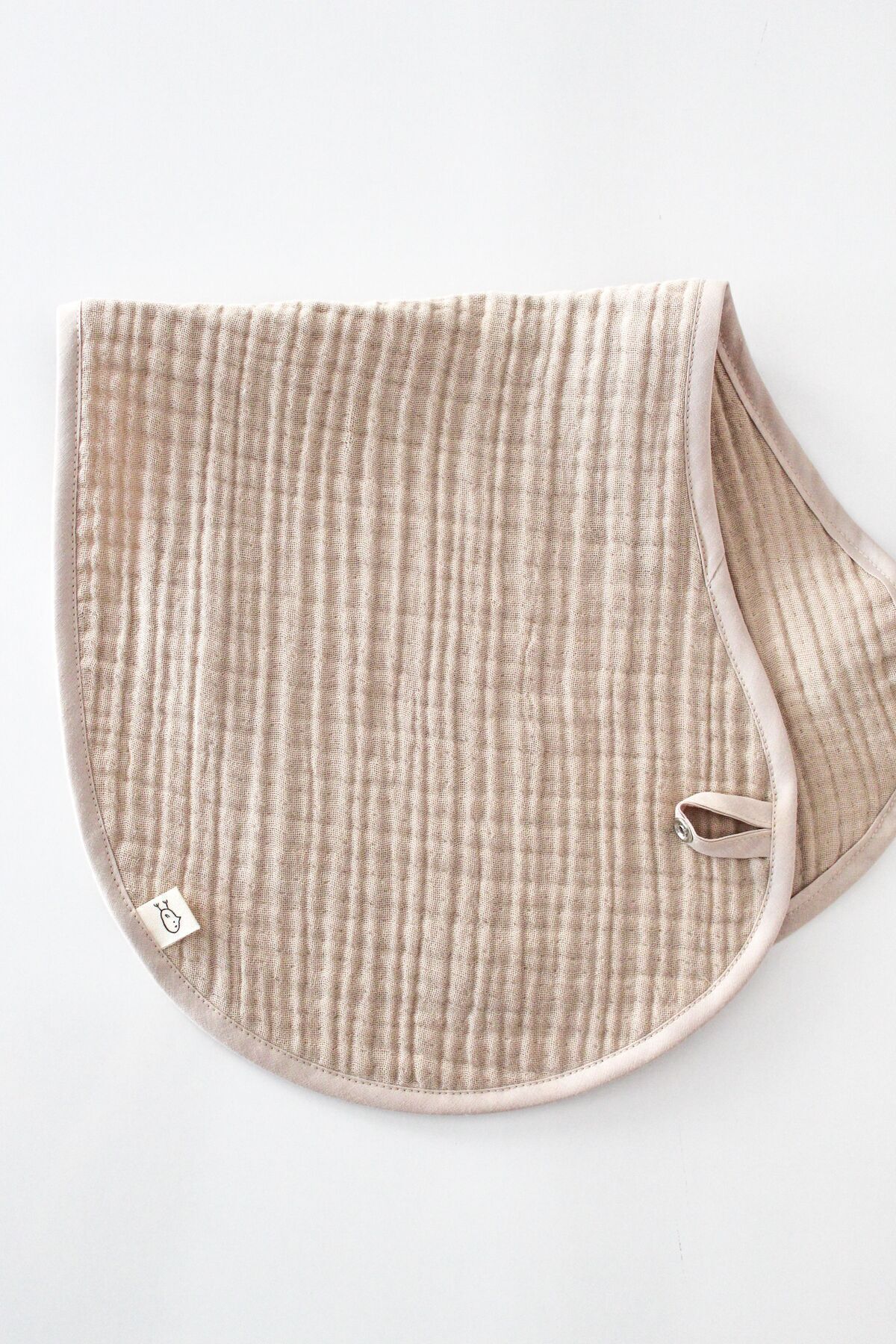 O&G Collection 2'li %100 Pamuklu Organik Kum Beji 4 Katlı Müslin Bebek Omuz Örtüsü / Agız Mendili / Nikel Free fotoğrafı 3 (önizleme)