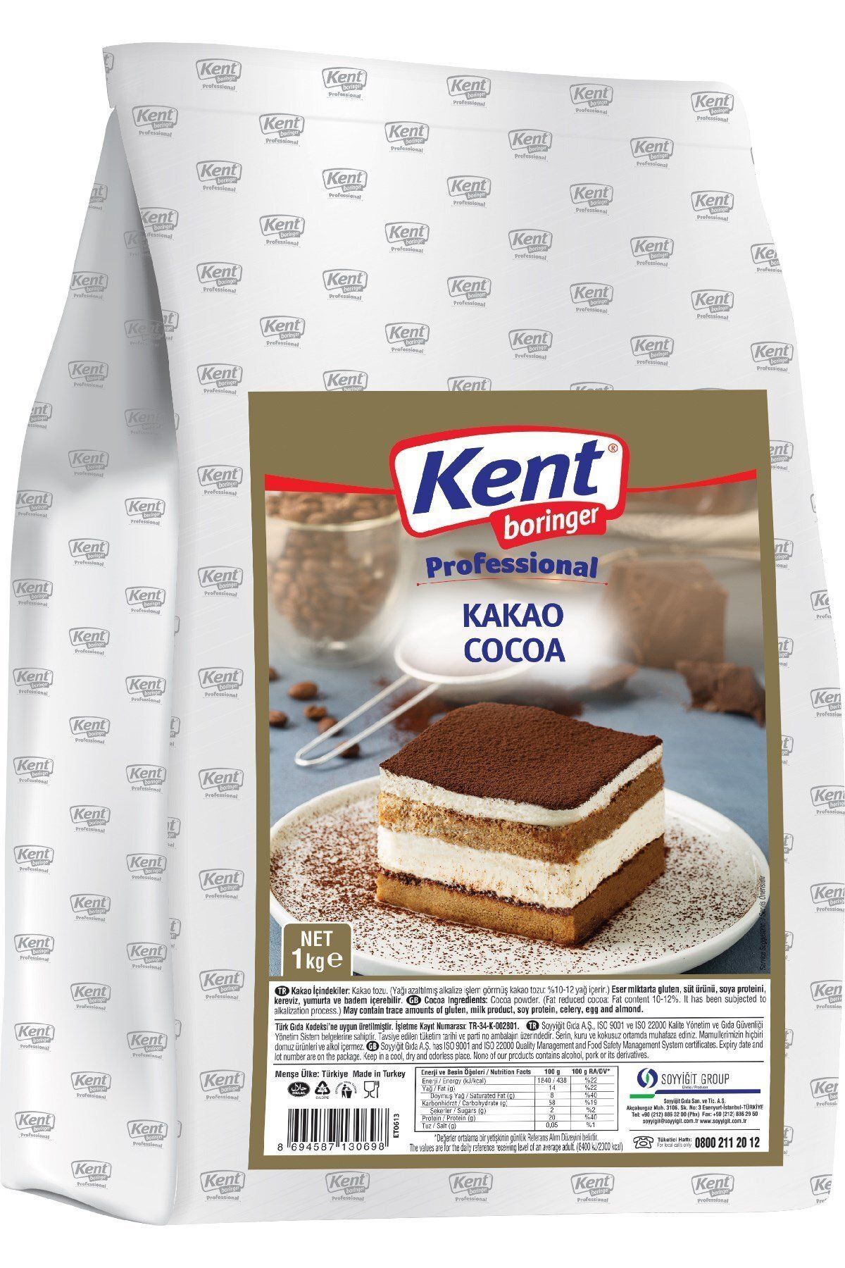 KENT BÖRİNGER KAKAO 1KG