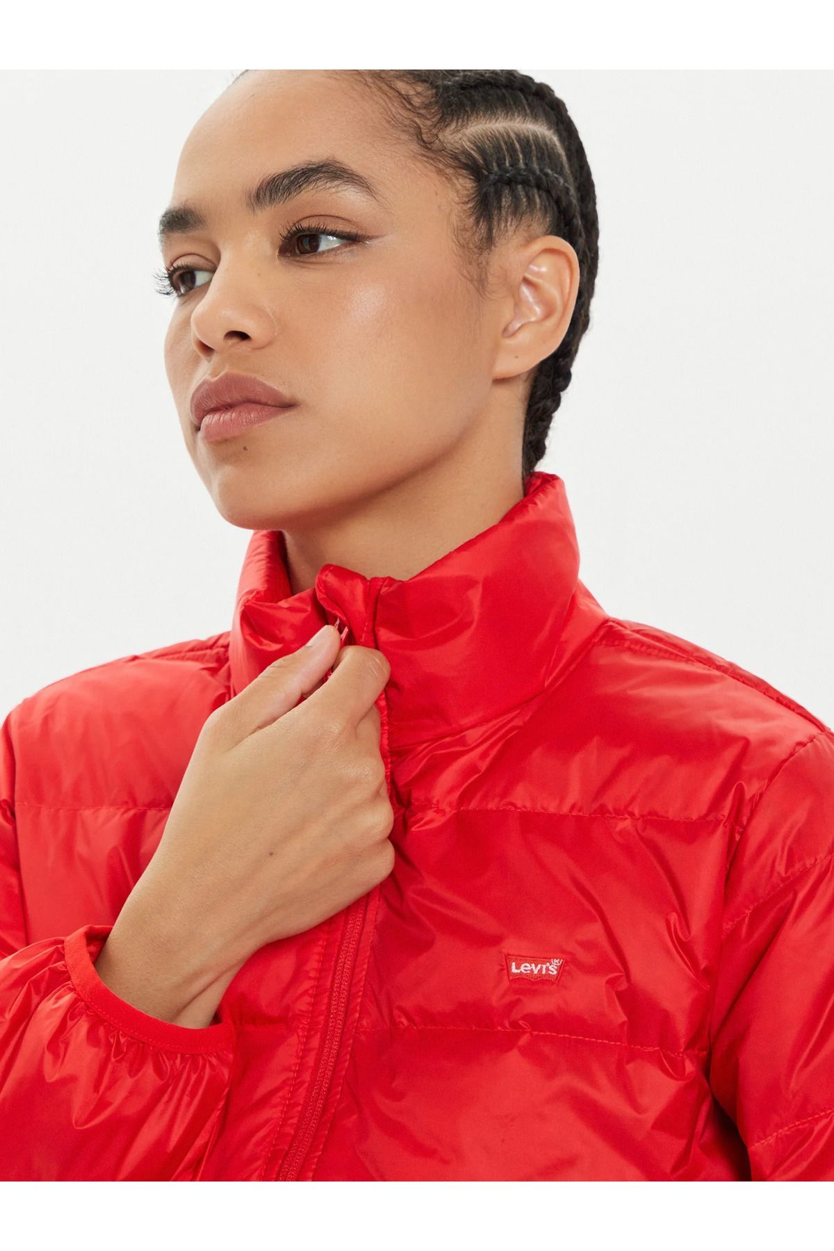 Levi's-A8320-0006 Model Red Regular Cut down Jacket 4