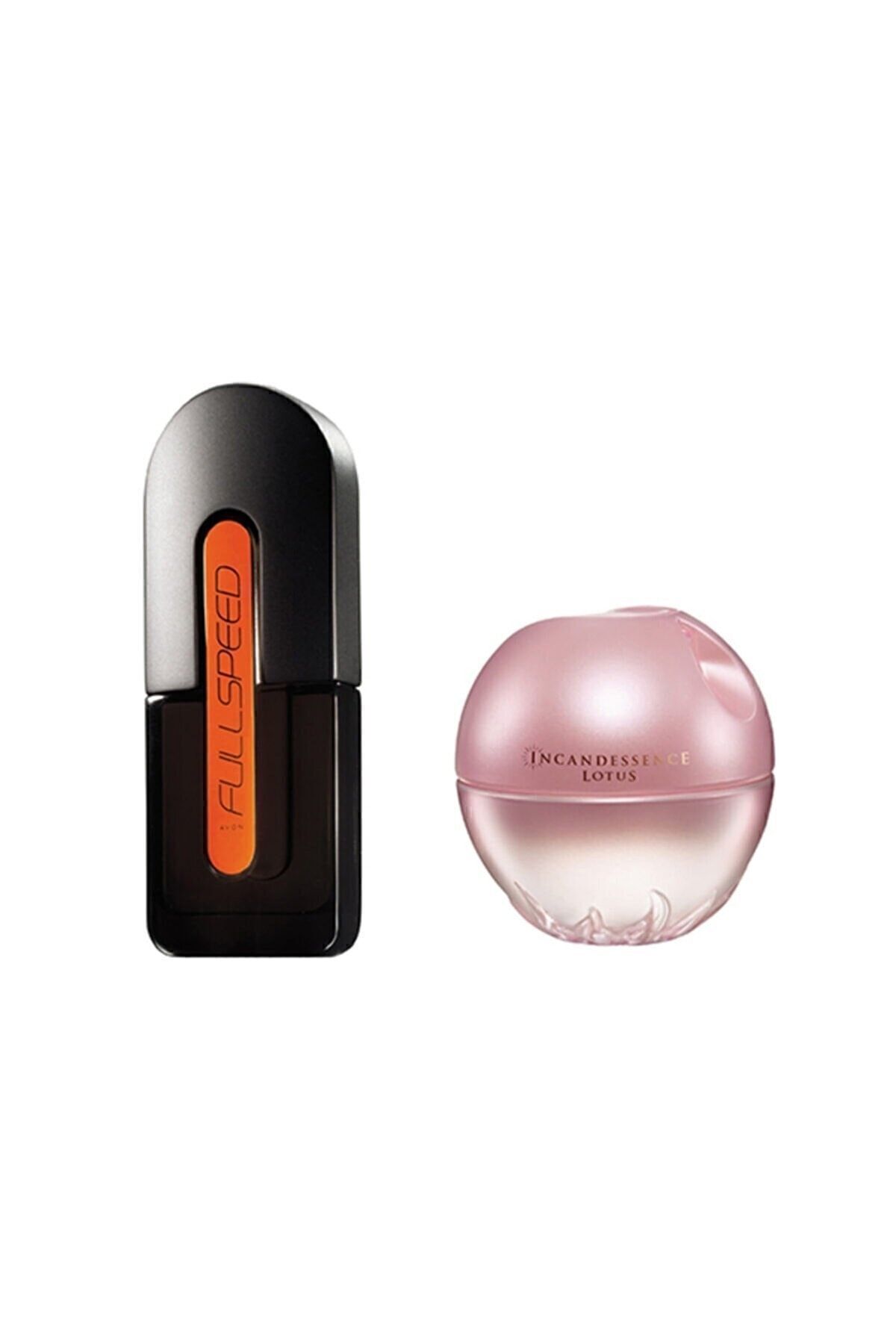 عطر مردانه Fullspeed Edt 75 Ml + Incandessence Lotus Edp 50 Ml عطر زنانه Avon