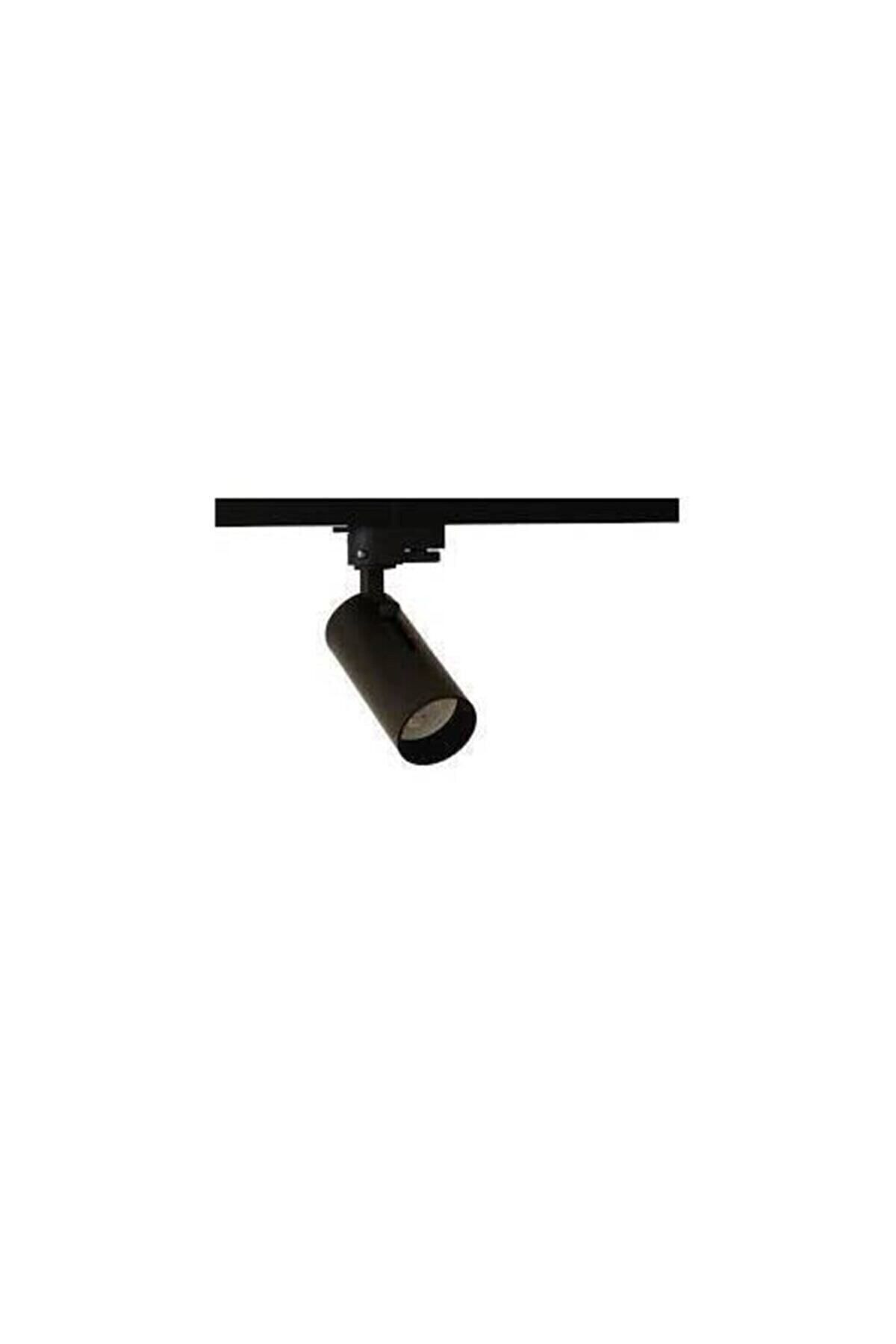 GARRA-Black Case and Daylight 6 Pieces 360 Degree Rotating LED Rail Spot Lamp 2 Pieces 1 m Rail Luminaire 2
