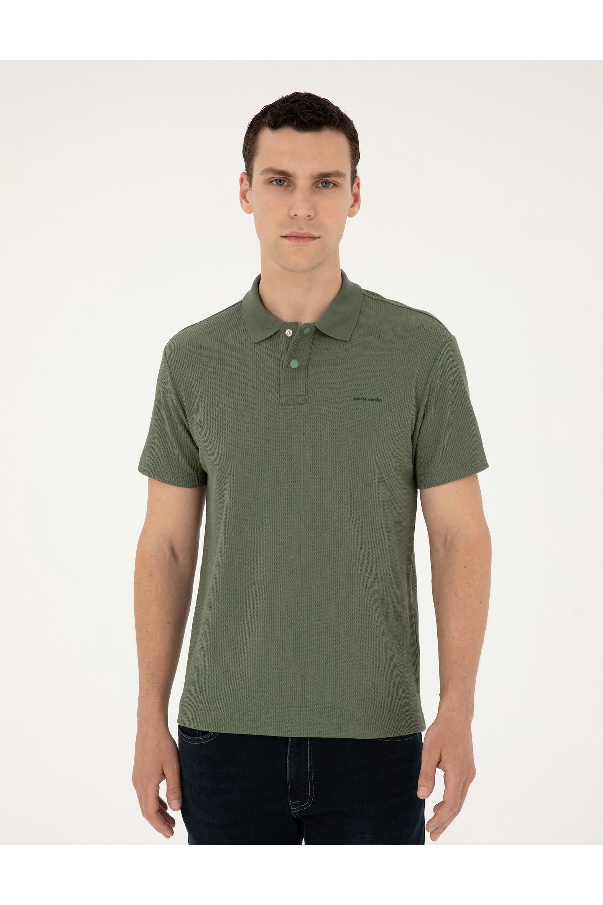 پولوشرت مردانه پیر کاردین | 50296569-VR027 Pierre Cardin - Image 3