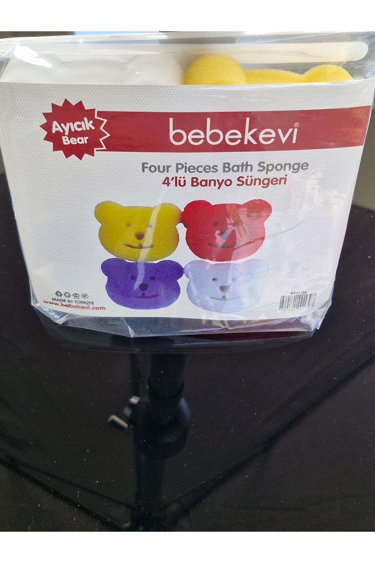 BEBEKEVİ 4'LÜ BANYO SÜNGERİ