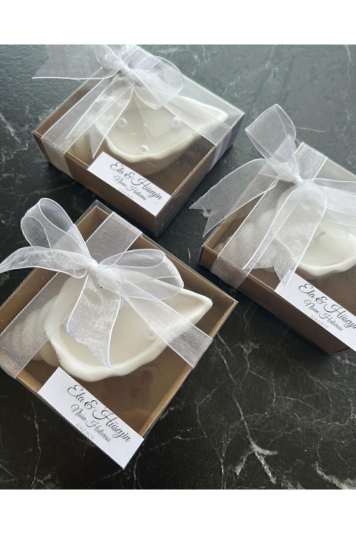 durudesignn-5 Pieces Boxed - Oyster Candle for Gift, Engagement and Birthday 4
