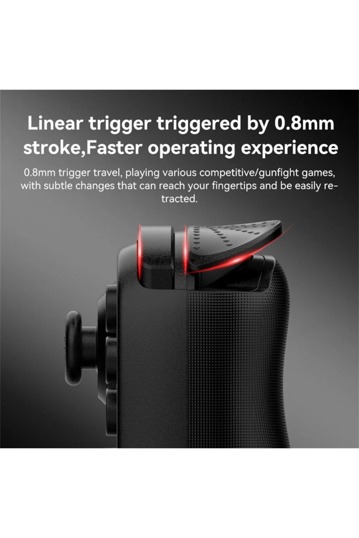 D6 kablosuz Gamepad uzatılabilir Joystick Pad için XBOX/PS4 Android/iOS Smartphone 8