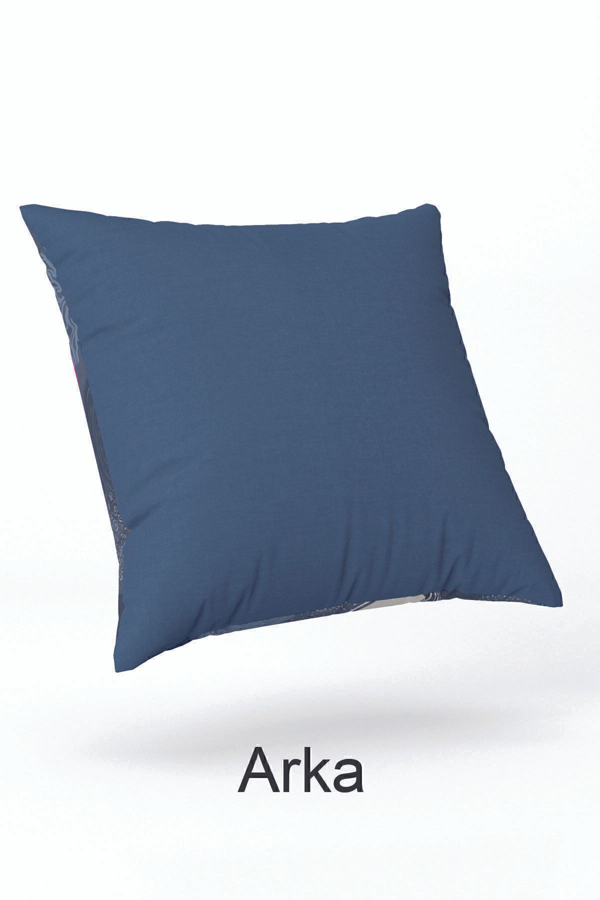 ÖZENEV-Velvet 43x43 Cm Throw Pillow Cover Decorative Soft Living Room Ring Sea 4