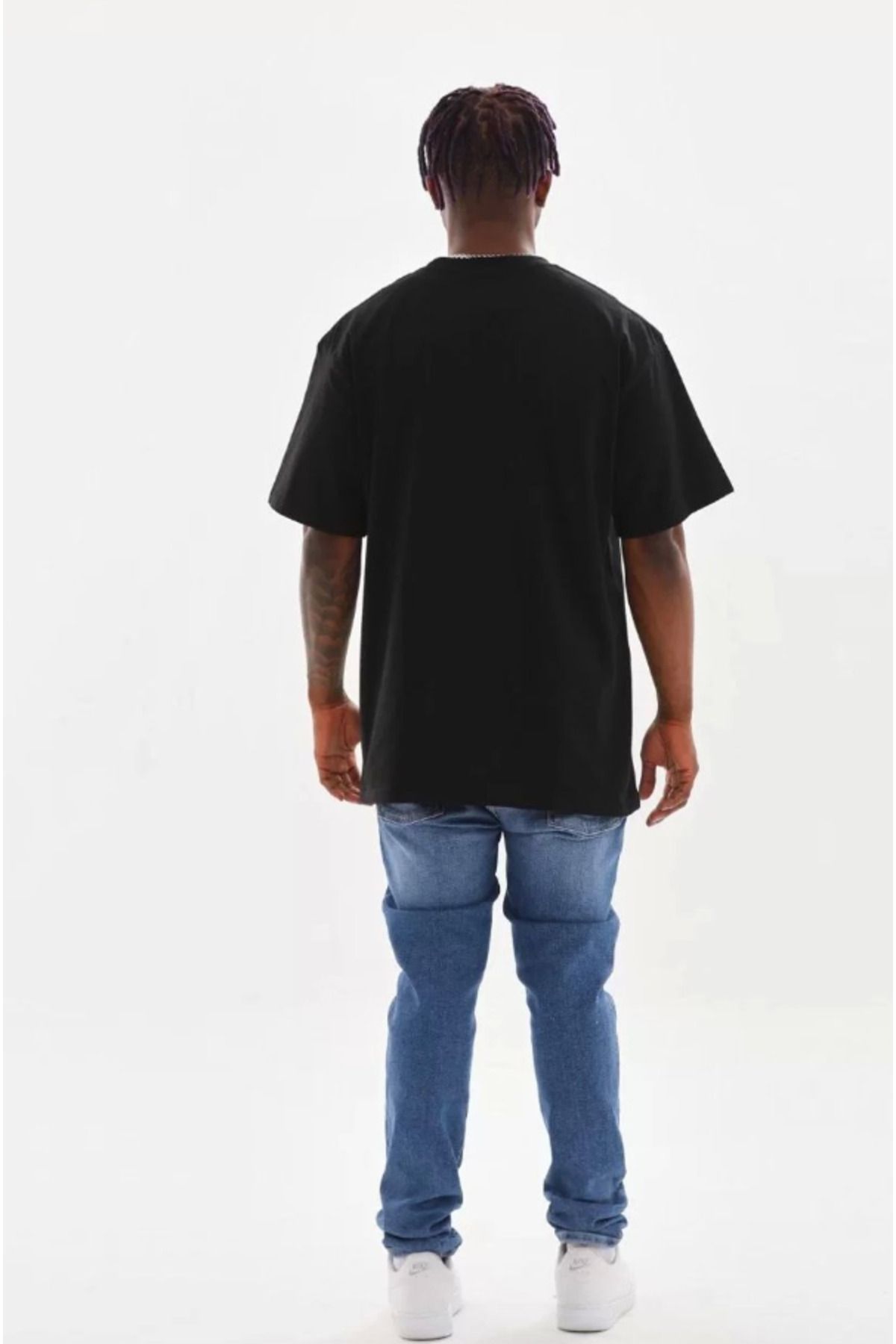 Mikro-Tricou cu imprimeu oversize unisex 5