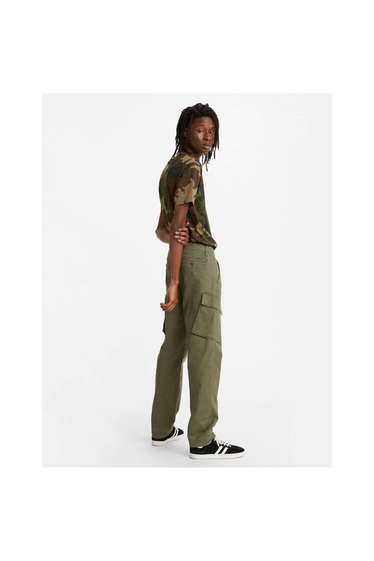 شلوار لیوایز مردانه پنبه ای سبز  راسته Straight/استریج فاق بلند   Straight/استریج کژوال/روزمره | Levi's 39441-0003 - تصویر 3