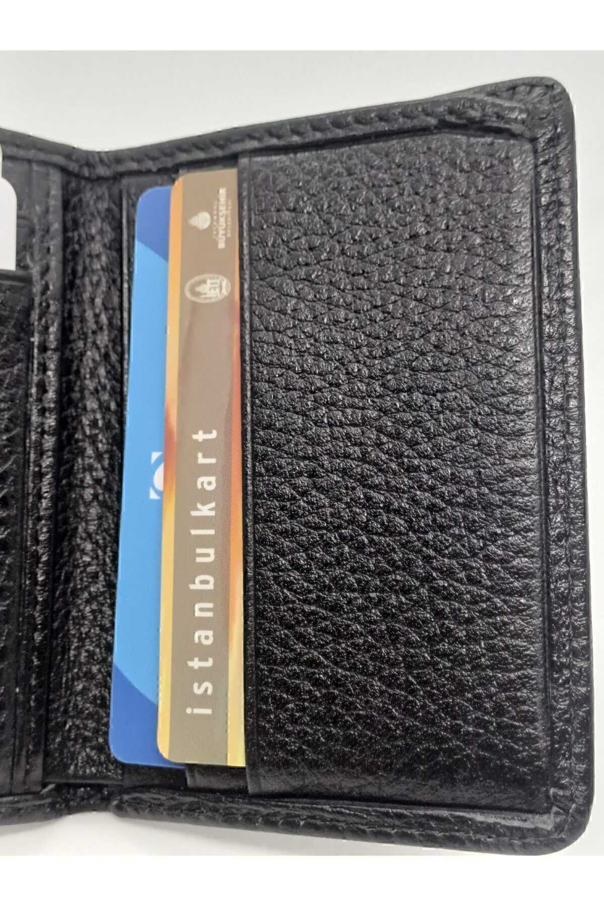 کیف پول مردانه مشکی Deribond | KRL MIK CUZD اورجینال - تصویر 5