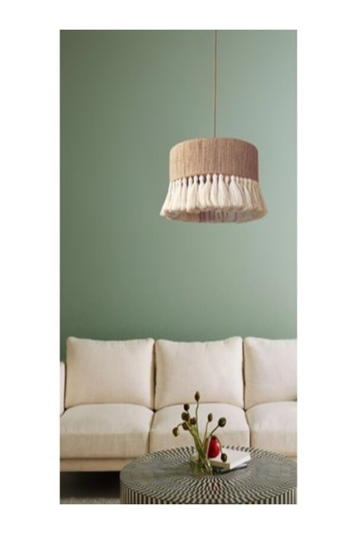 YıldırımHome35-Bohemian Chandelier Rustic Chandelier Wicker Chandelier Jute Chandelier Macrame Chandelier Tasseled Chandelier 3