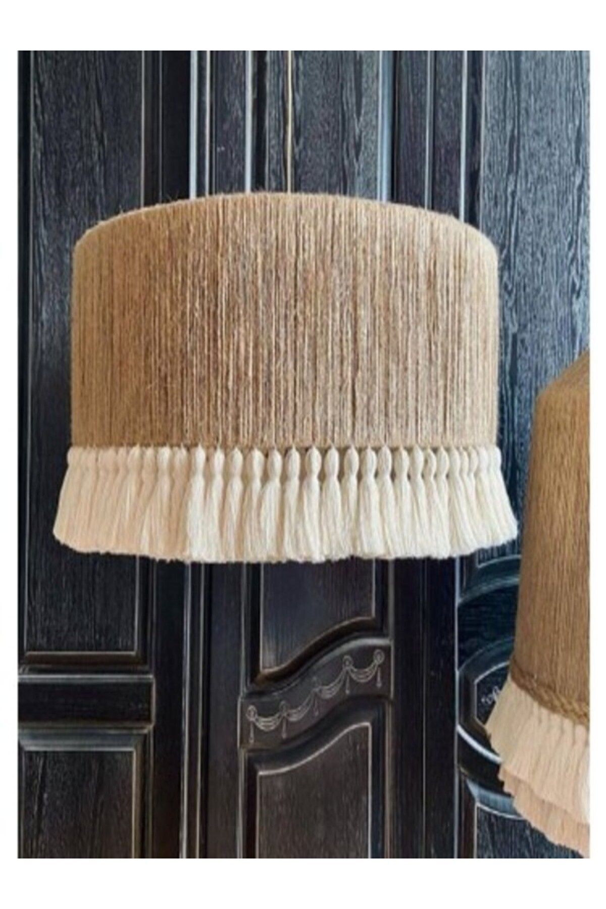 YıldırımHome35-Bohemian Chandelier Rustic Chandelier Wicker Chandelier Jute Chandelier Macrame Chandelier Tasseled Chandelier 2