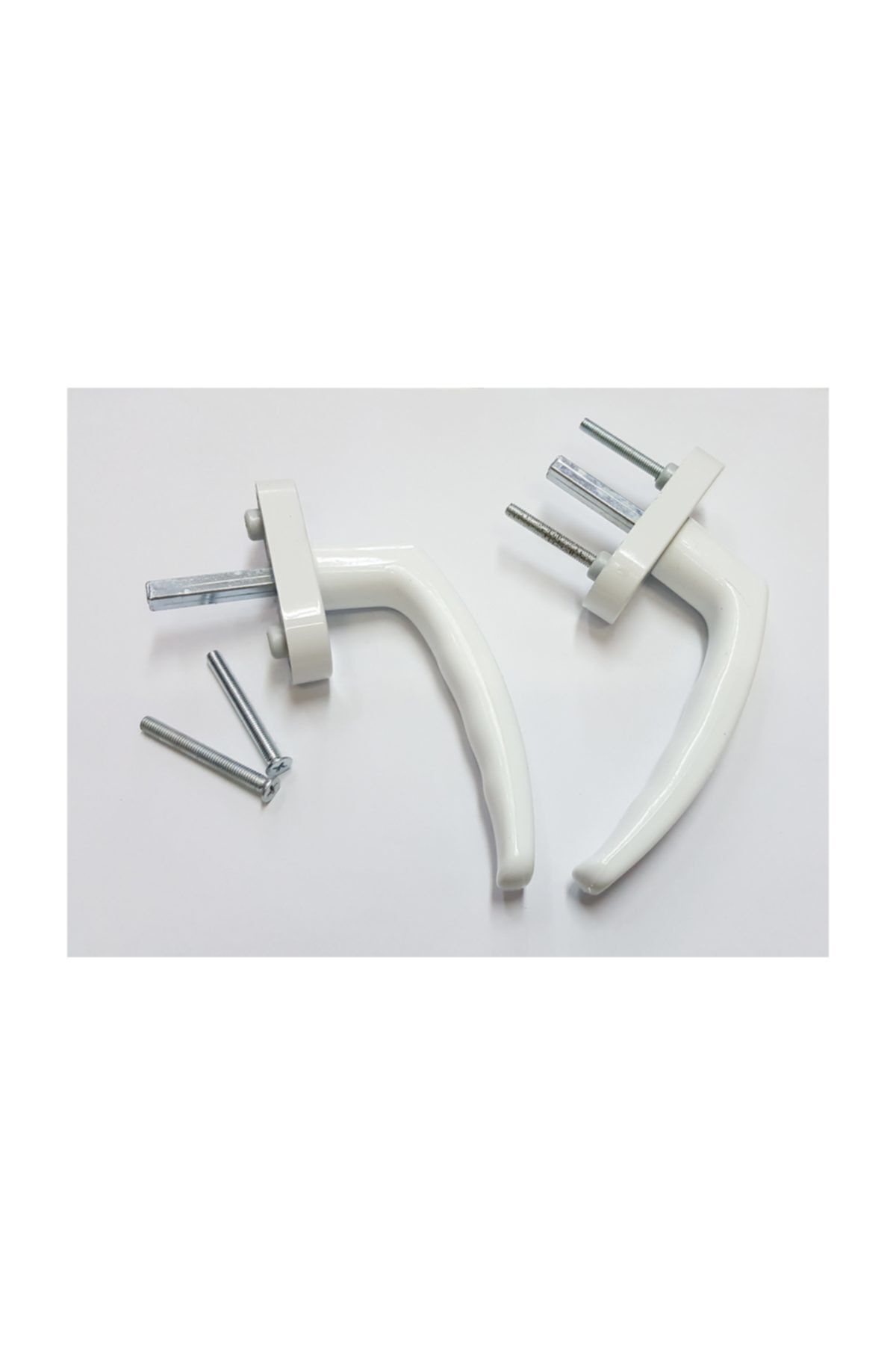 Şahin-Pimapen PVC Window Door Handle Pimapen Handle Single Handle White (2 Pieces) 1
