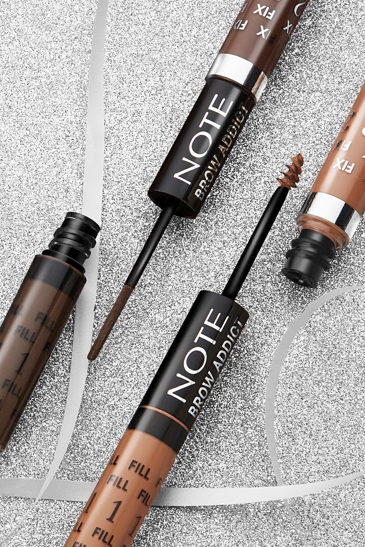 NOTE-Shpy Addict Fix&Fill 01 - ظلال الحواجب والماسكارا 2 في 1 gxtr 1030188 5