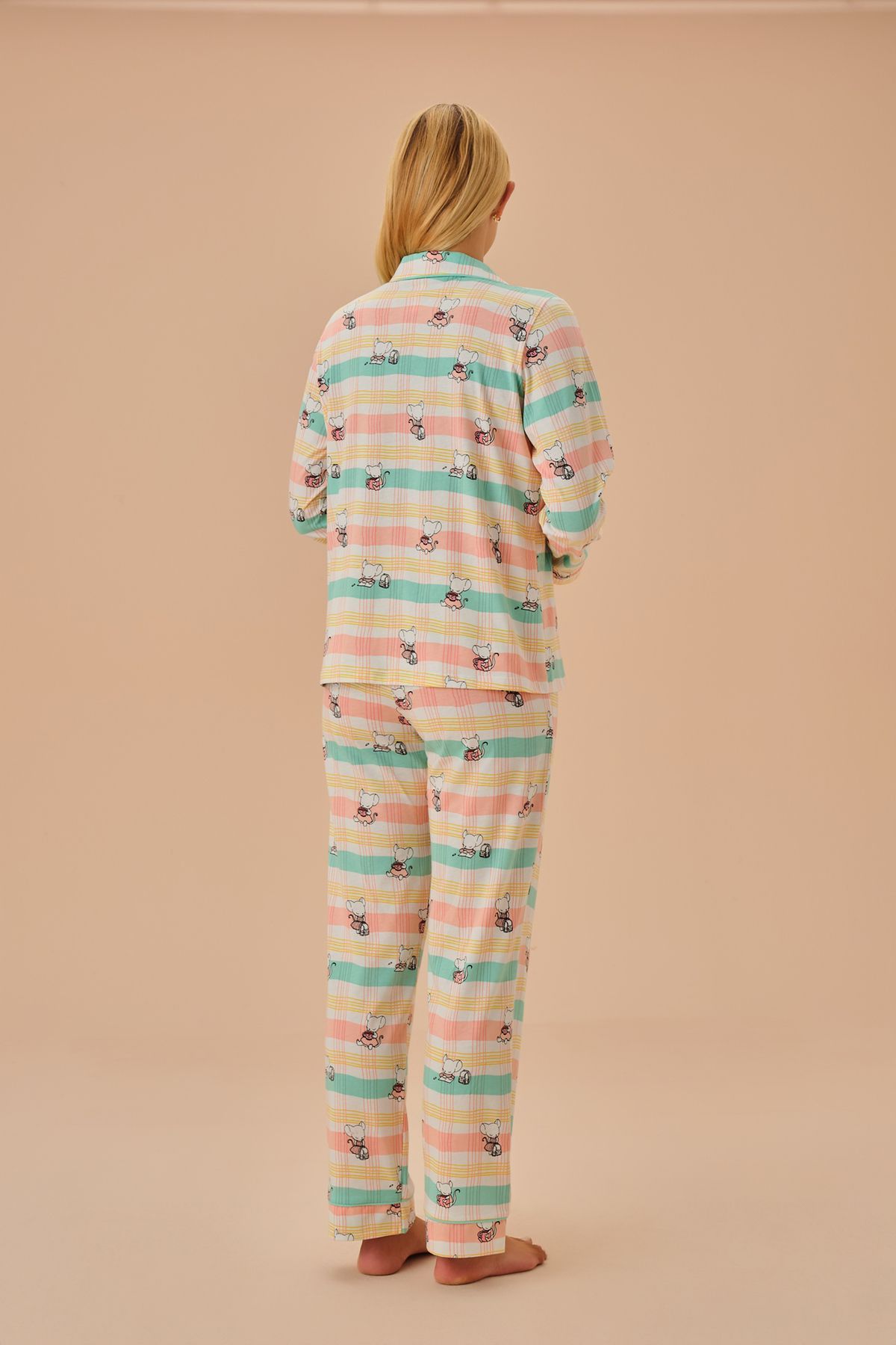 Lulusu Maskülen Pijama Takımı - 4