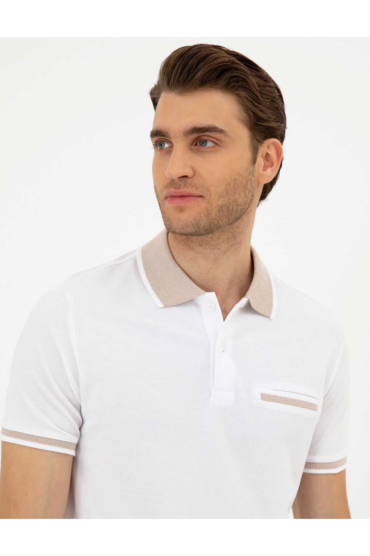 پولوشرت مردانه پیر کاردین | 50296549-VR013 Pierre Cardin - Image 2