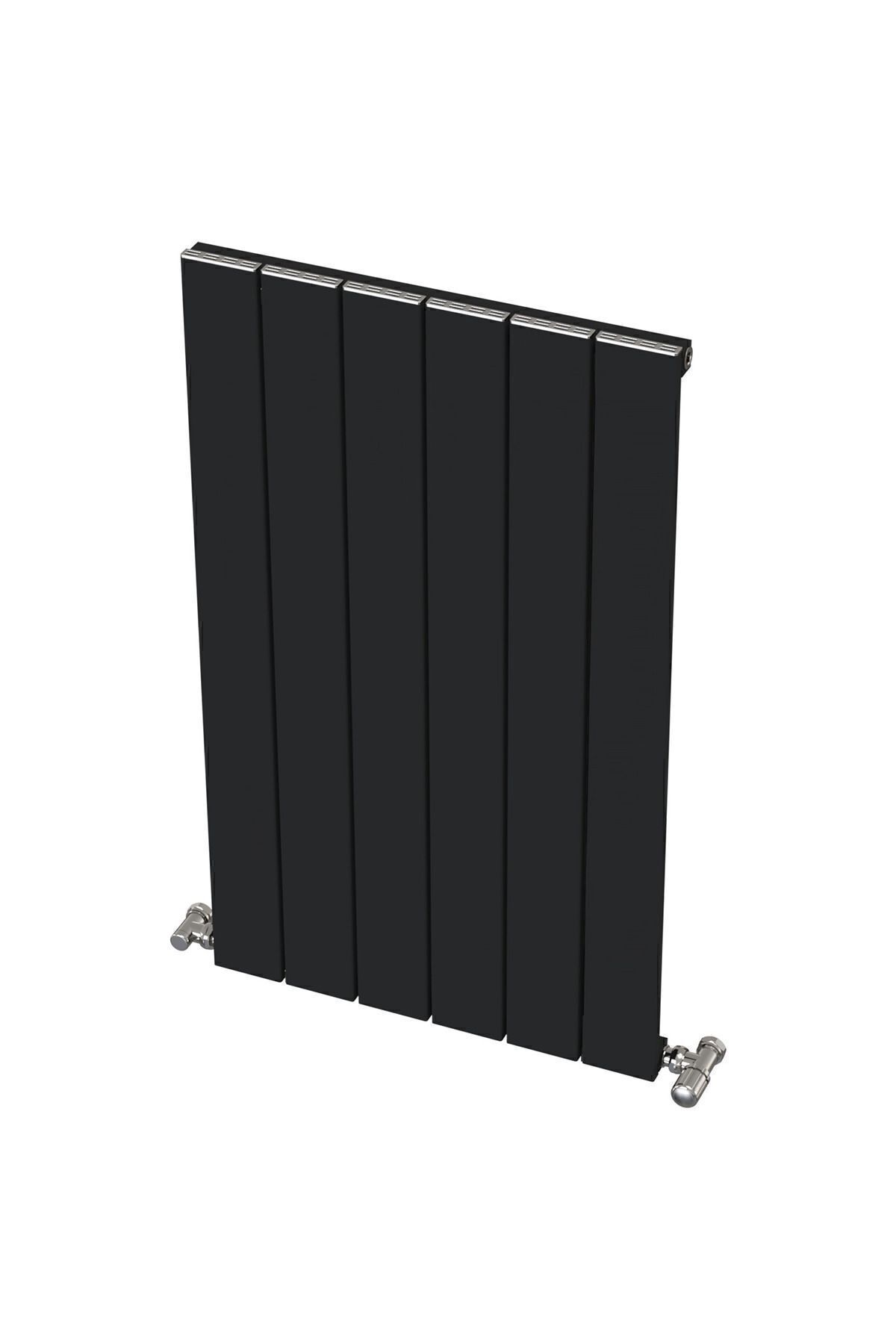 Panel Radiator 900 X 535 Black Color 6 Slices - Hestia